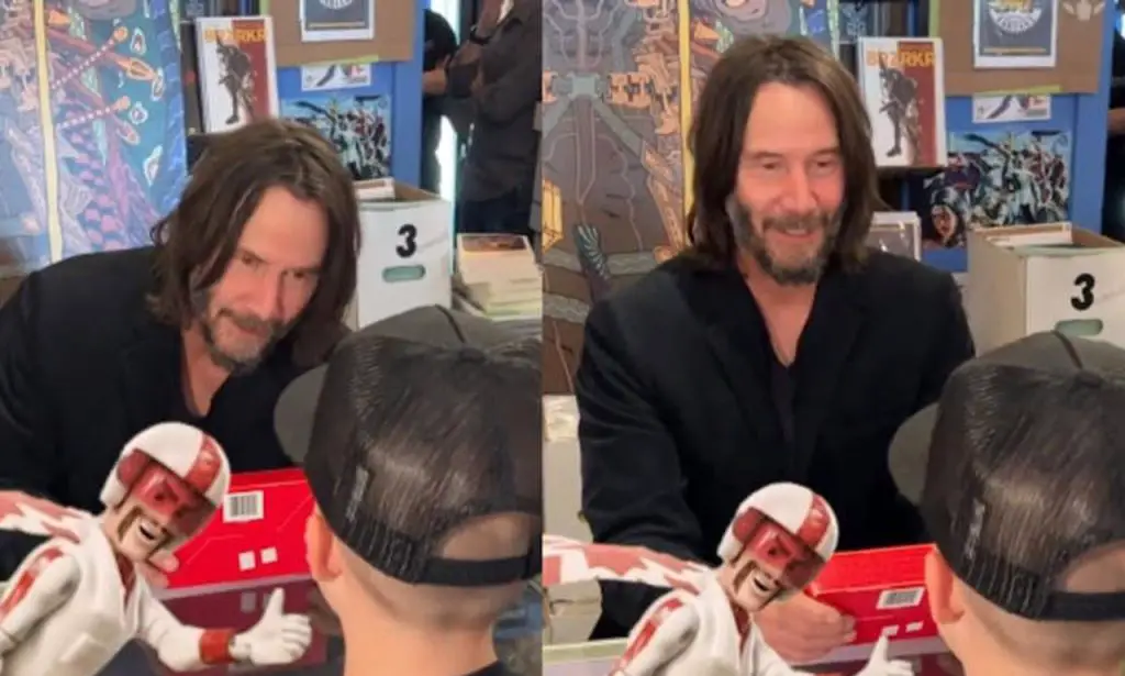 Keanu Reeves Has The Best Reaction To 9-Year-Old Super-Fan