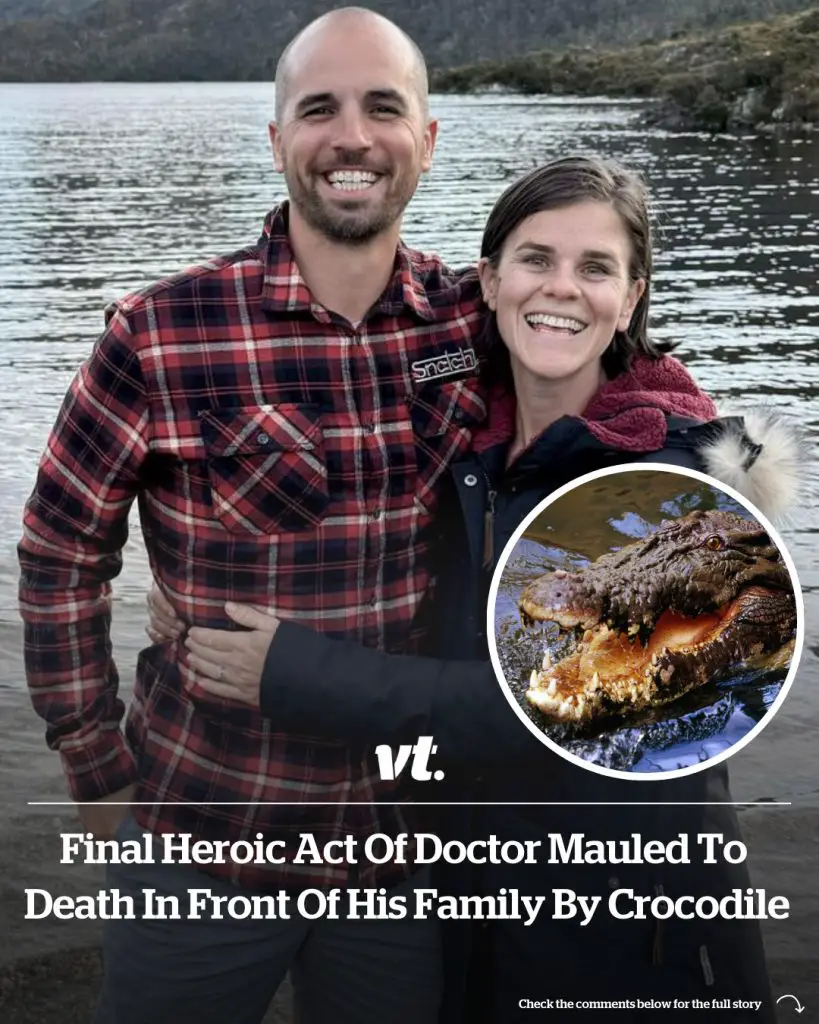 Final heroic act of doctor mauled to death in front of his family by crocodile